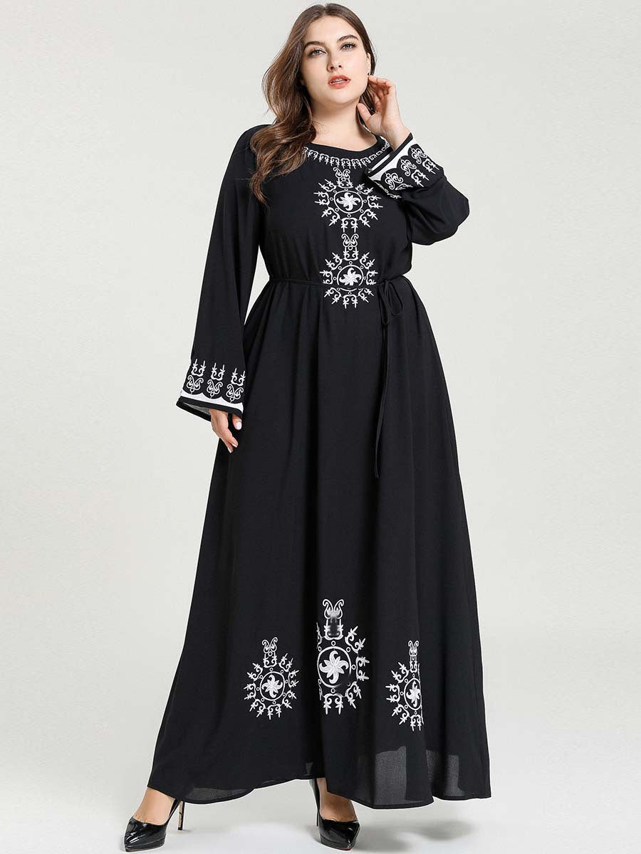 Long Sleeve Muslim Maxi Dress