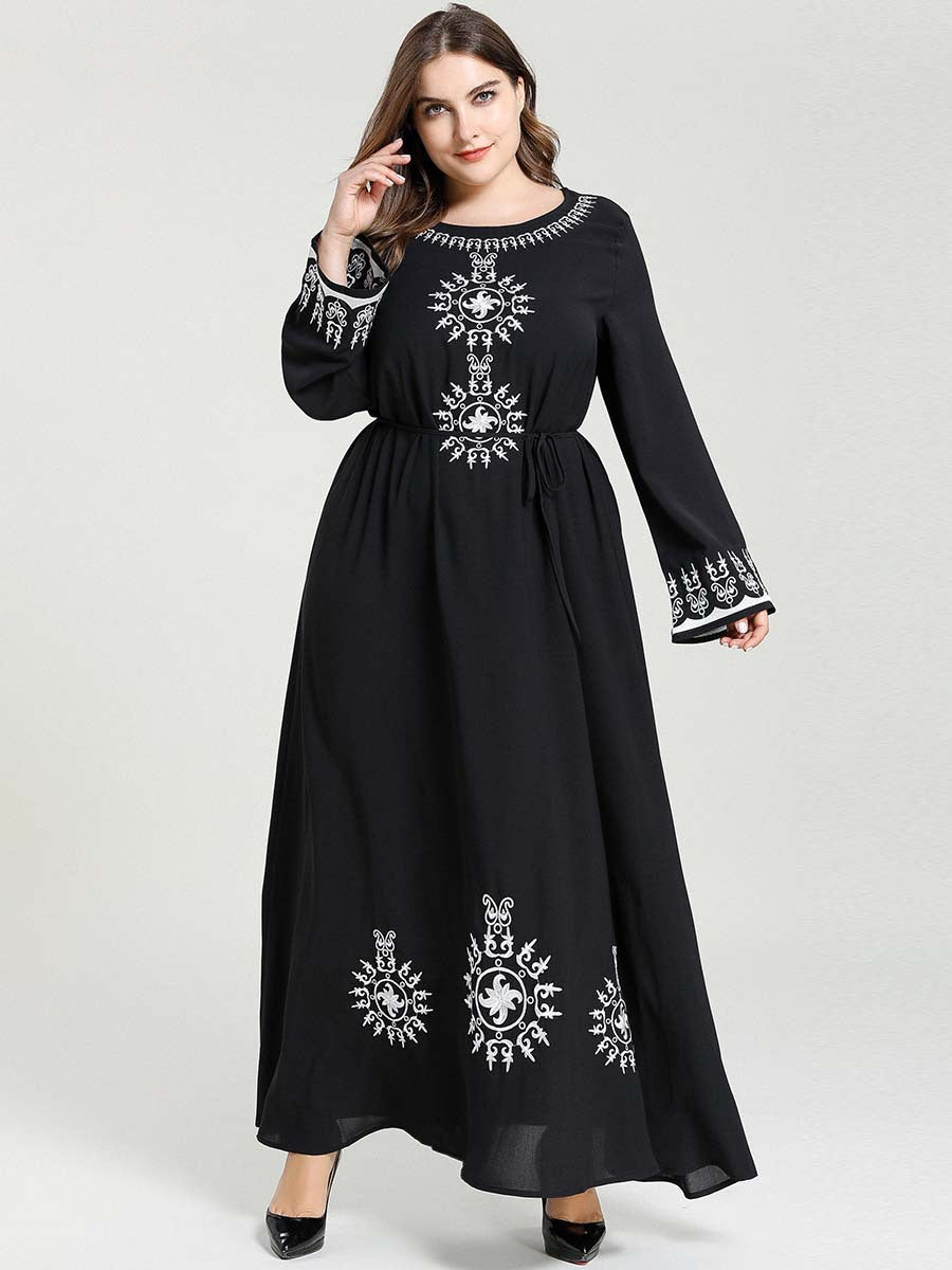 Long Sleeve Muslim Maxi Dress