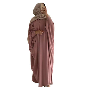 Muslim Women's Clothing European And American Dress Long Sleeves Middle East Loose Large Size Robe l Hijab