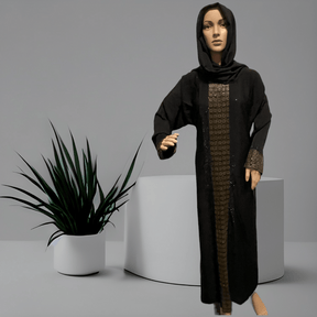 Modest Black Abaya Hijab Muslim Women, Islamic Clothing, Hijab Dress, Abaya Maxi Dress, Eid Party Wear