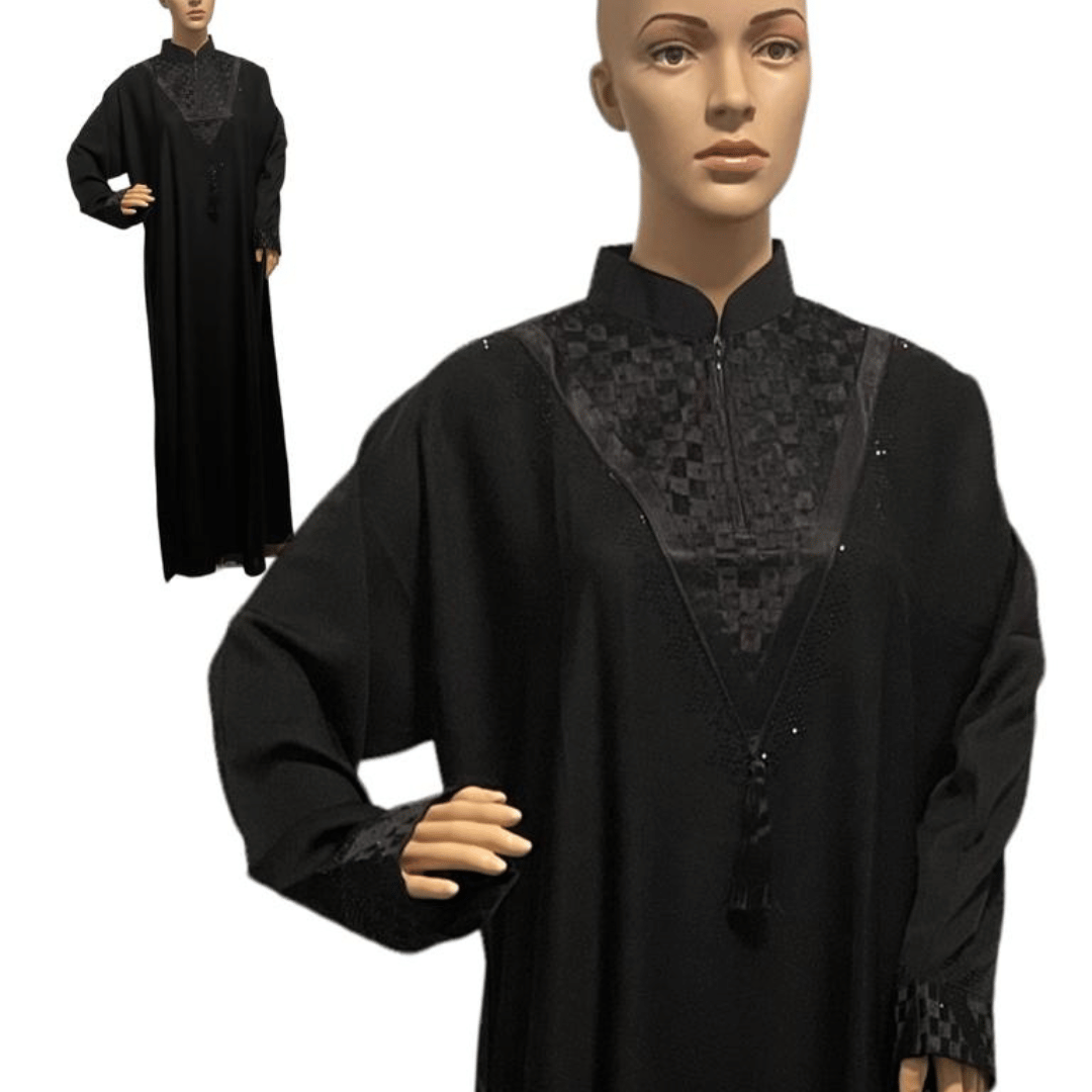 Modest Black Abaya Hijab Muslim Women, Islamic Clothing, Hijab Dress, Abaya Maxi Dress, Eid Party Wear