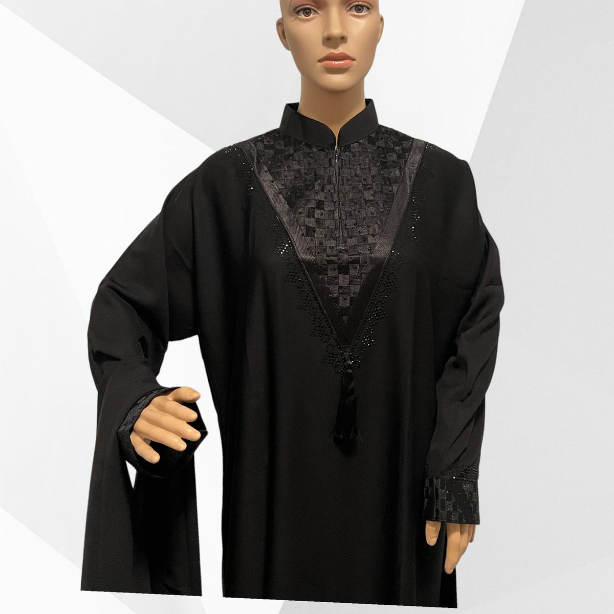 Modest Black Abaya Hijab Muslim Women, Islamic Clothing, Hijab Dress, Abaya Maxi Dress, Eid Party Wear