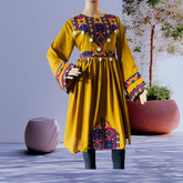 LONG SLEEVE MODEST AFGHAN DRESS | PARTY & WEDDING WEAR | AFGHANI TRADITIONAL ISLAMIC DRESS